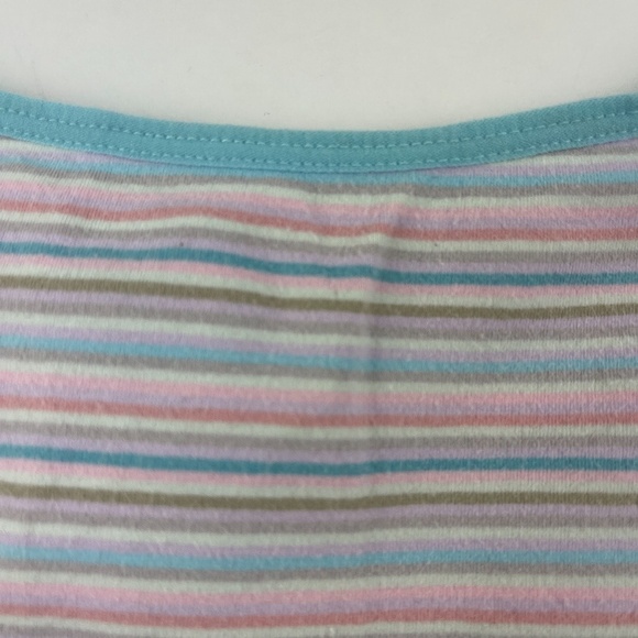 Old Navy Womens Crop Top Blue Pink Stripe Large - Picture 4 of 7
